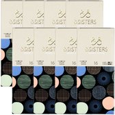 &SISTERS – Eco-Applicator Tampons – Duo pack : medium+light – Lot de 8 – Katoen Bio