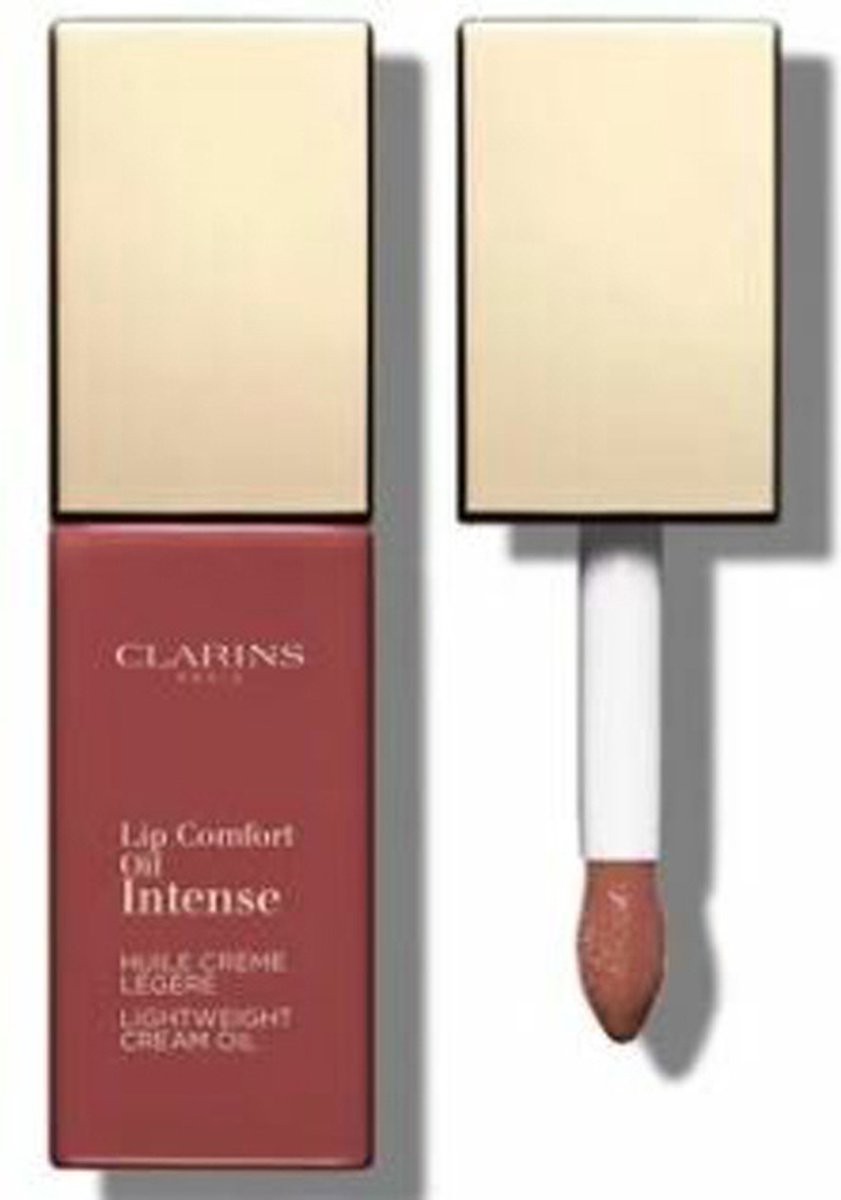 Goedkoopste Clarins Lip Comfort Oil Intense - 01 Intense Nude - Lipgloss - 7 ml