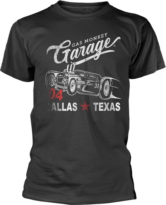 Gas Monkey Garage Heren Tshirt -S- Racer Zwart