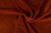 10 meter fleece stof - Koper - 100% polyester
