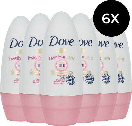 Dove Invisible Care Deodorant Floral Touch (6 stuks)