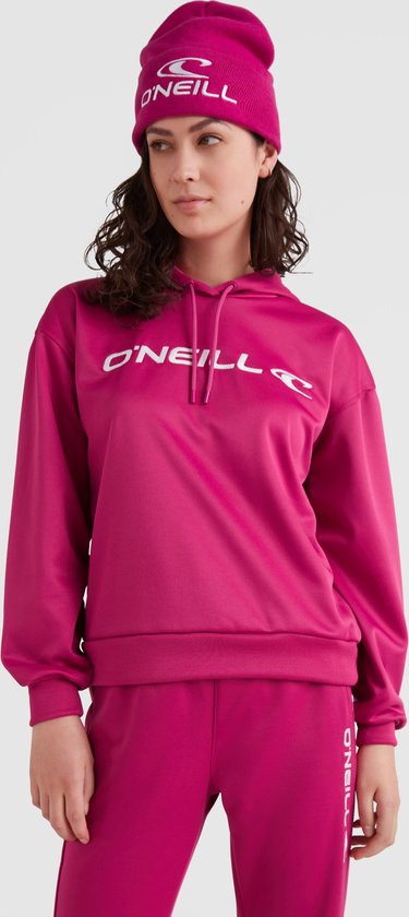 O'Neill Fleeces Women RUTILE HOODED FLEECE Fuchsia Red L - Fuchsia Red 65% Gerecycled Polyester, 35% Polyester