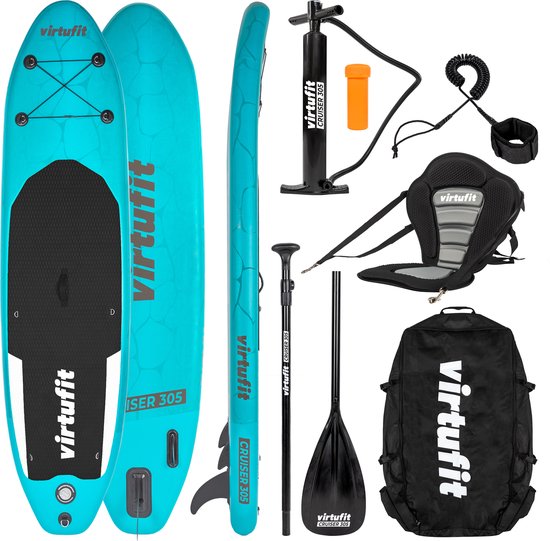 VirtuFit Supboard Cruiser 305 - Met Kajak zitje, accessoires en draagtas