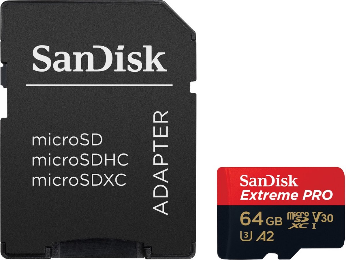 SanDisk Extreme Pro 64GB microSDXC UHS-I - 200MB/s
