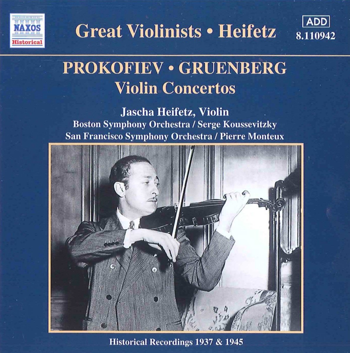 Jascha Heifetz - Violin Concertos (CD)