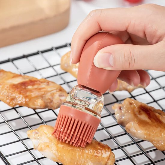 Brosse à Huile pour Barbecue Pinceau à Pâtisserie en Silicone Résistant à  La Chaleur Outil de