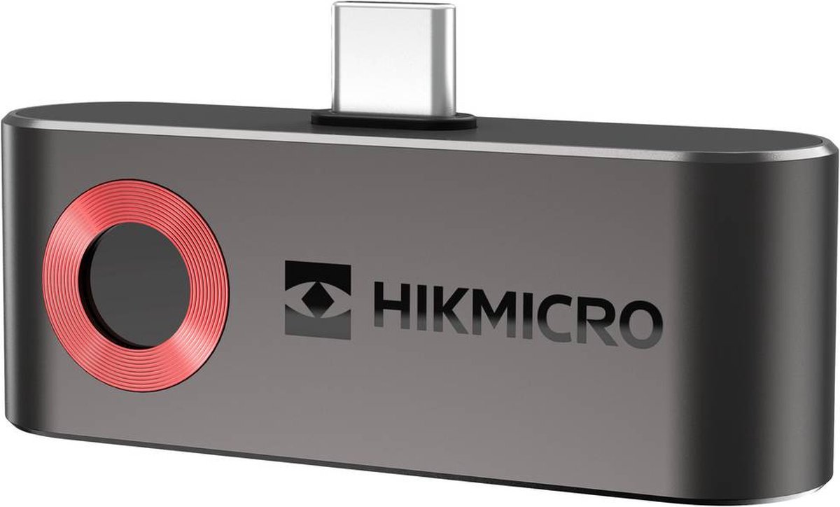 HIKMICRO Mini 1 Warmtebeeldcamera voor smartphone -20 tot 350 °C 160 x 120 Pixel 25 Hz USB-C®-aansluiting voor Android