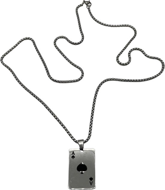 Poker, Kaarten, Chain, Ketting, Schoppen Aas, Hanger, Texas Hold’em