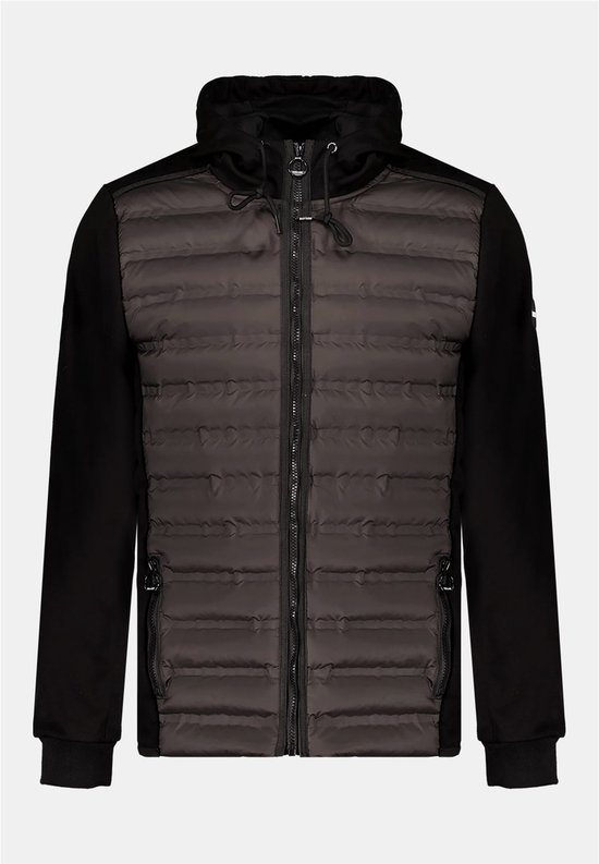 DEELUXE Gewatteerde sweater met ritsDISCLOSURE Black bol