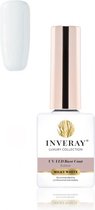 Inveray Rubber Base Milky White - UV/LED - Professionele Gel Polish - HEMA 12 free - Vegan - Versterkt de nagels - Manicure - Pedicure - Nagelstylist