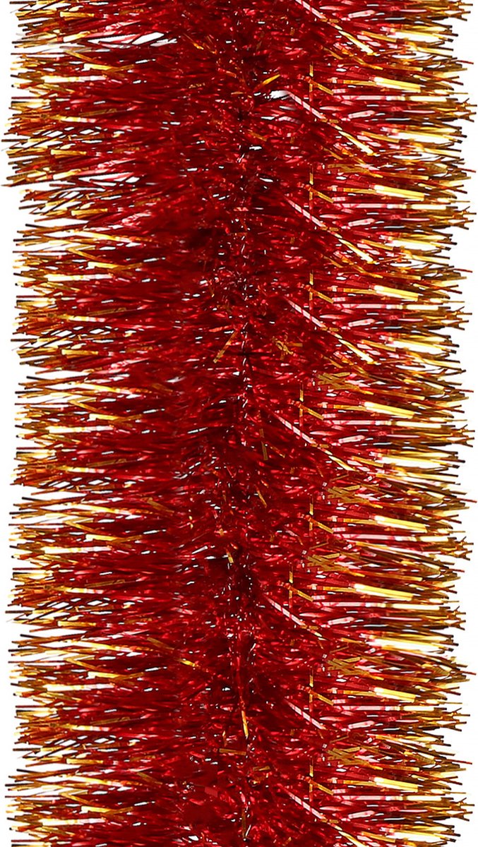 Springos Kerstslinger - Guirlande - Kerstversiering - 6 m - Rood/Goud – foto 8