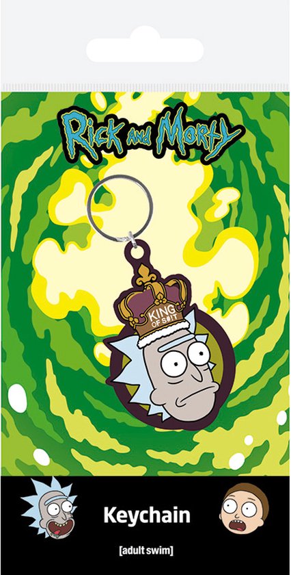 Rick and Morty - King of Shit - Sleutelhanger