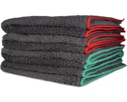 FINIXA microvezel doek - grijs - zacht - set 4