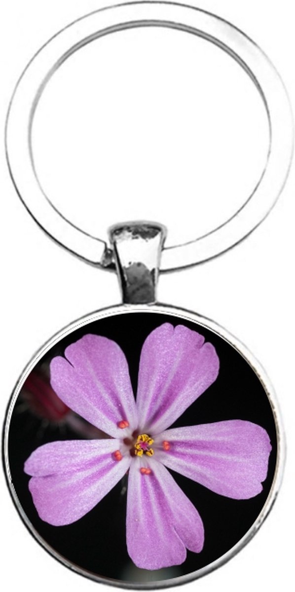 Sleutelhanger Glas - Bloem