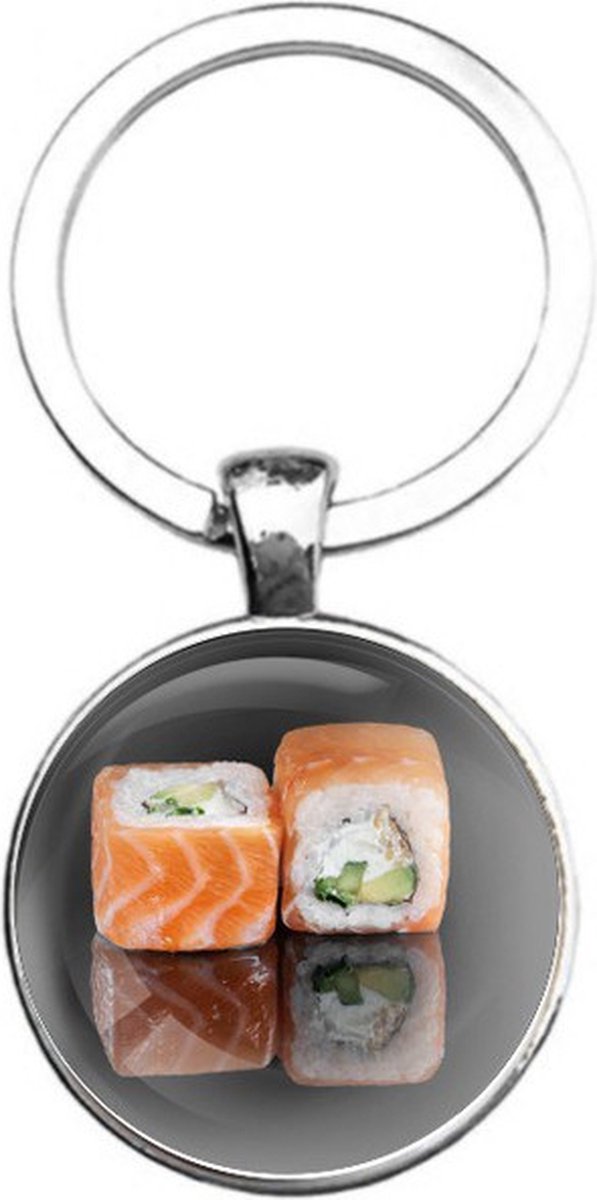 Sleutelhanger Glas - Sushi