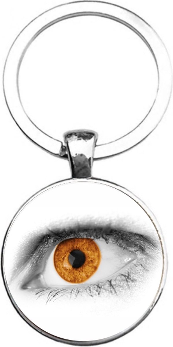 Sleutelhanger Glas - Oog