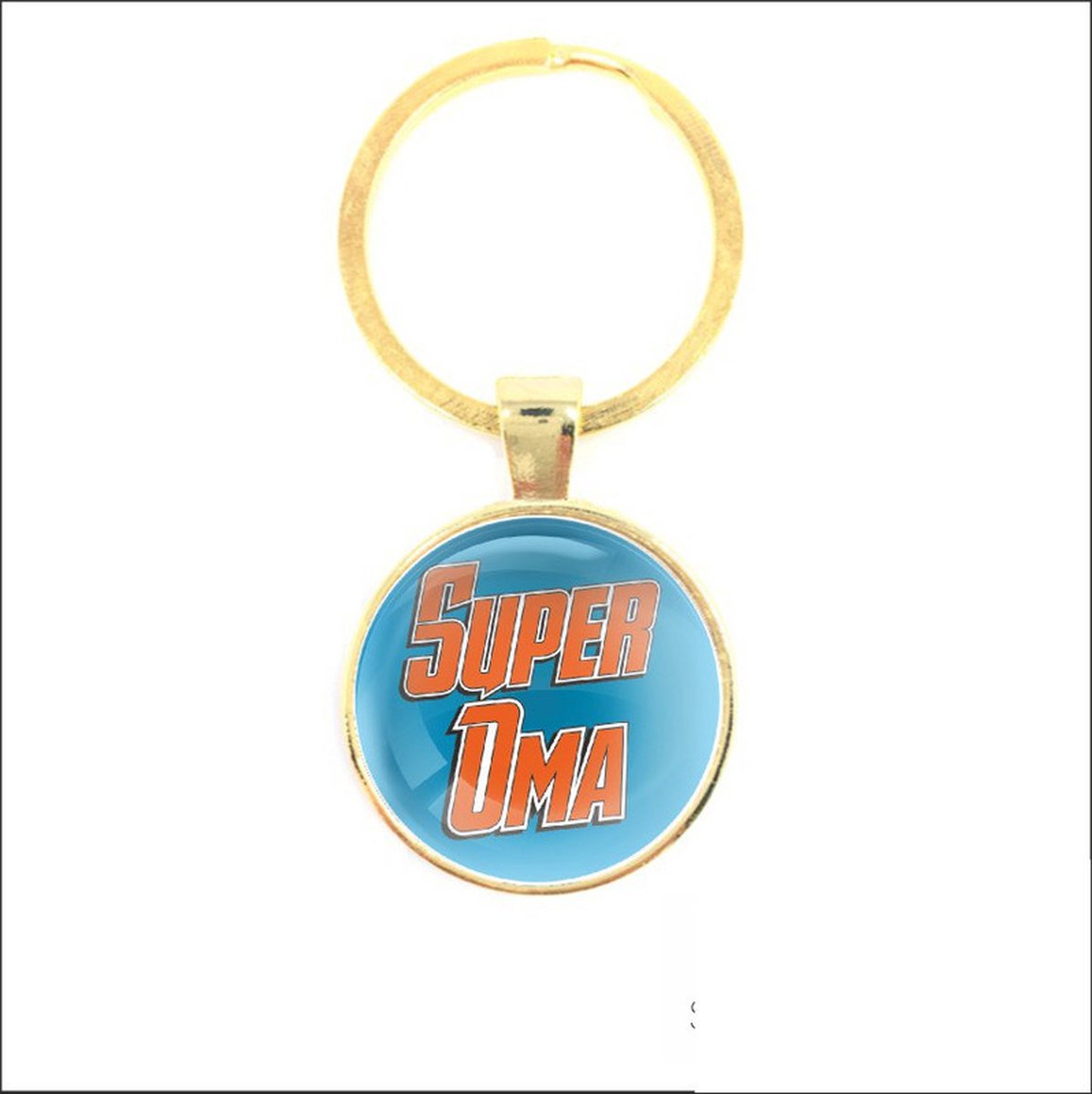 Sleutelhanger Glas - Super Oma