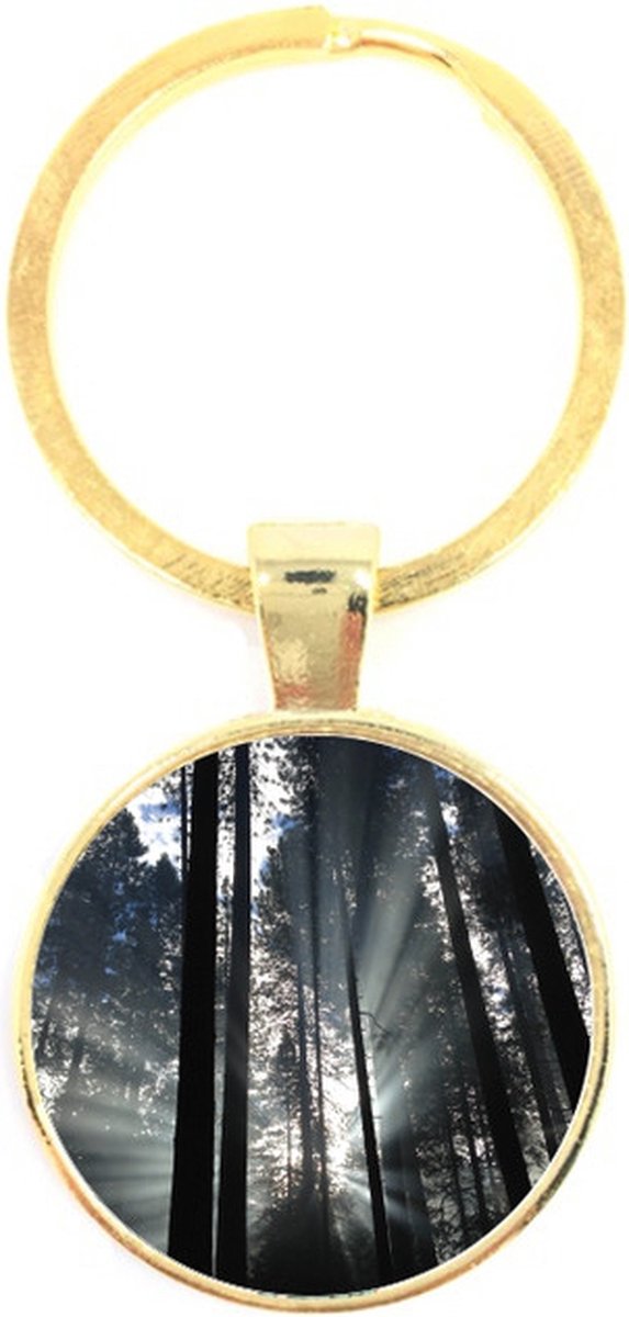 Sleutelhanger Glas - Bos
