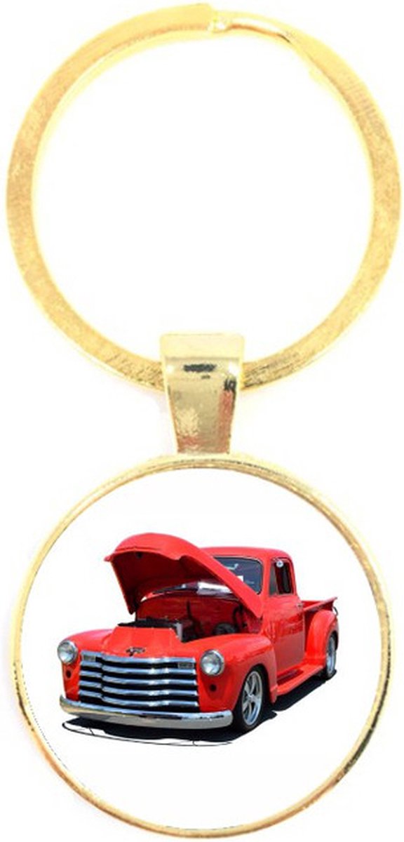 Sleutelhanger Glas - Oldtimer