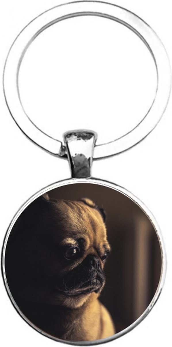 Sleutelhanger Glas - Hond