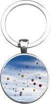 Sleutelhanger Glas - Luchtballonnen