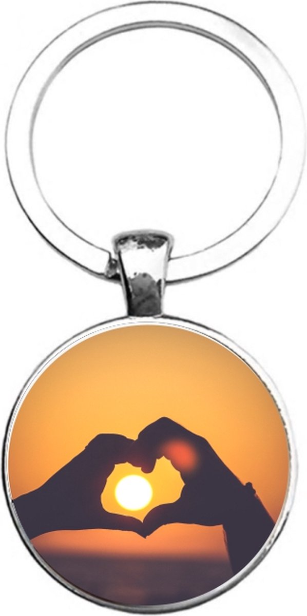 Sleutelhanger Glas - Liefde