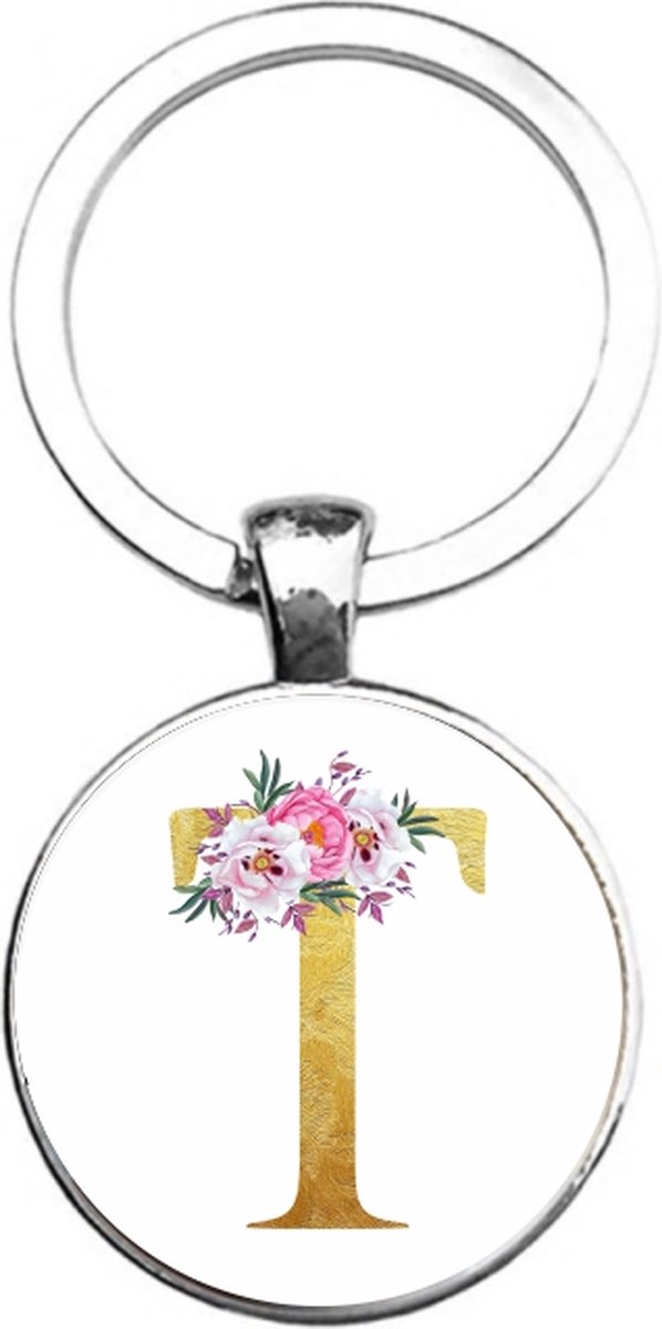 Sleutelhanger Glas - T