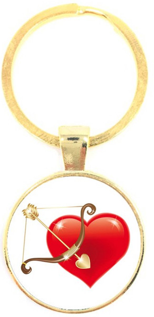 Sleutelhanger Glas - Liefde