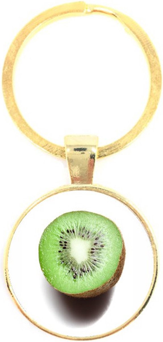 Sleutelhanger Glas - Kiwi