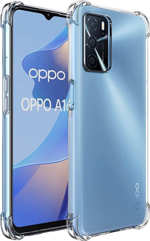 EASSGU Handyhülle Für Oppo A16 / A16s / A54s – Weiches TPU Silikon, Schwarz, Stoßfest & Kratzgeschützt