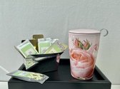 Cadeauset Kati mok Jardin van Tea Forté plus 5 soorten thee