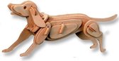 Bouwpakket 3D Puzzel Hond- hout
