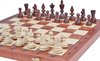 Afbeelding van het spelletje Chess the Game - Klassiek Schaakspel - Middelgroot klassiek houten schaakbord met schaakstukken