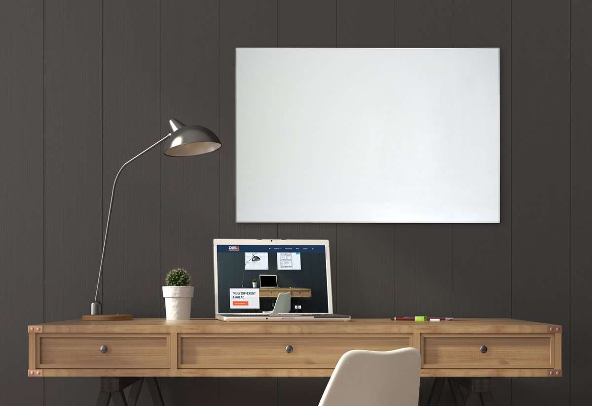 DESQ Whiteboard - Magnetisch - Zwevende 3D look thumbnail 6