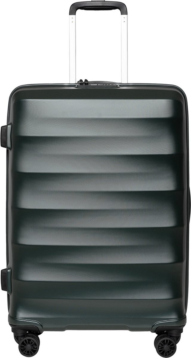 Travelbags Harde koffer / Trolley / Reiskoffer - The Base Eco - 67 cm (medium) - Groen