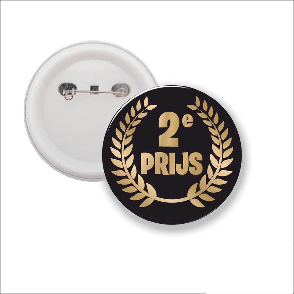 Button Met Speld 58 MM - 2e Prijs