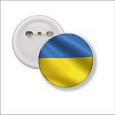 Button Met Speld - Oekraine Vlag