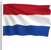 Nederlandse Vlag - Boerenprotest Vlag - Vlag Nederland 90x150 - Geschikt Voor koningsdag | Geslaagd | EK | WK