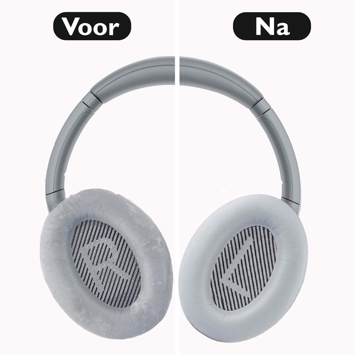 Set Oorkussens voor Bose Koptelefoon met installatie gereedschap - Grijs - QuietComfort 35 - QC35II - QC35 - QC25 - QC15 - QC2 - Soundtrue - Soundlink Around-Ear II AE2 – foto 2