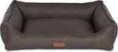 Dog's Lifestyle Orthopedische Hondenmand Structuro Leder Taupe XL 110cm - ook in Antraciet, Cognac, Bruin en Lichtgrijs