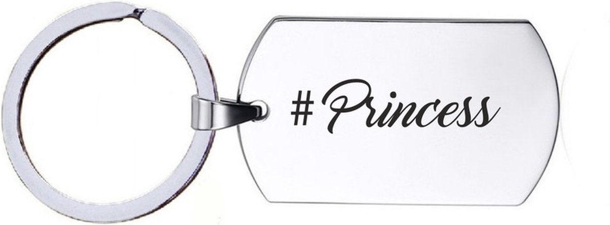 Sleutelhanger RVS - Princess