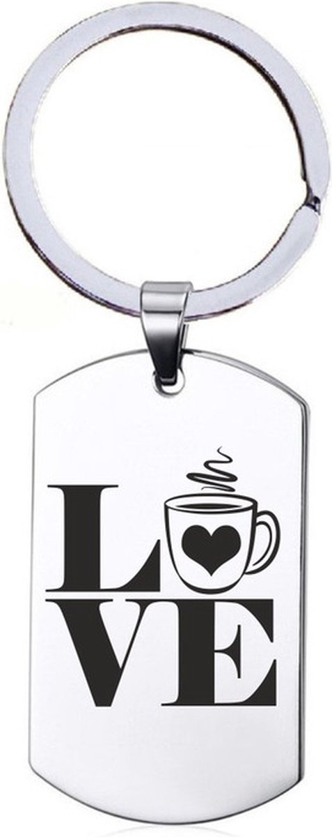Sleutelhanger RVS - Love