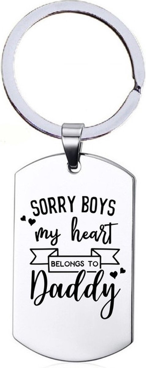 Sleutelhanger RVS - Sorry Boys