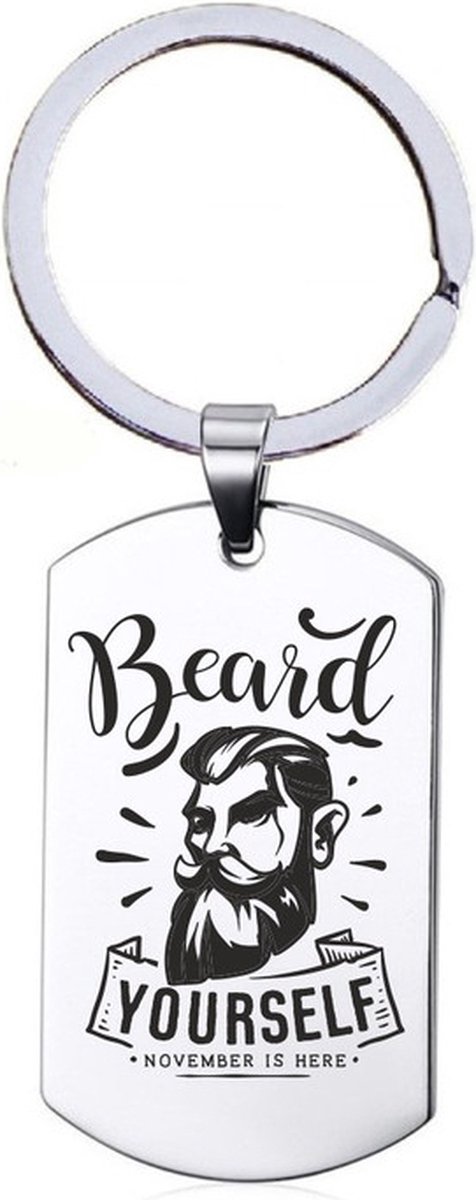 Sleutelhanger RVS - Beard Yourself