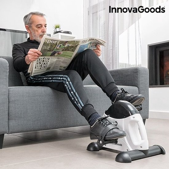 Foto: Innovagoods pedaaltrainer hometrainer bureaufiets digitaal stoelfiets stepper