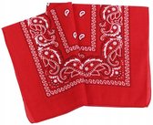 250x rode boeren zakdoeken zakdoek bandana