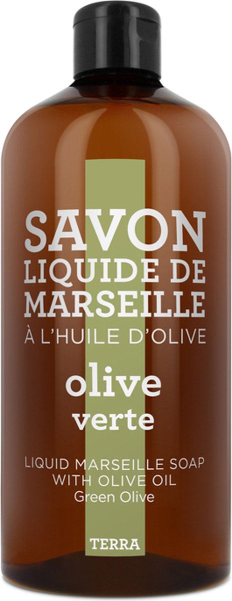 Terra - Savon Liquide de Marseille- 1 liter - Champ de Lavande - Zeep - Lavendel