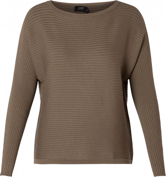 YESTA Bowanna Essential Trui - Soft Army - maat 2(50)