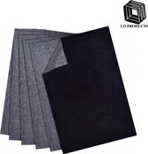 LO Products carbonpapier 100 stuks - overtrekpapier - transferpapier - tekenen - hobbypapier- zwart - A4