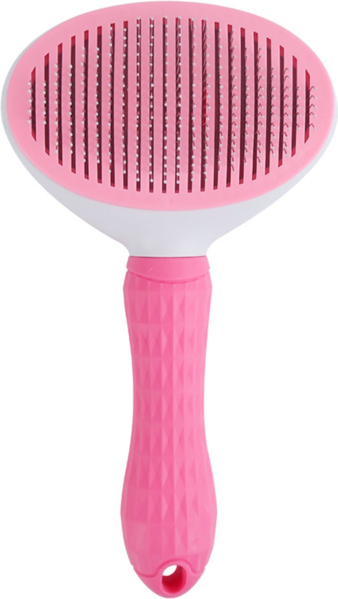 V&P huisdierborstel roze - Kattenborstel - Haarverwijderaar Voor Huisdieren - Hondenborstel - Anti-Klit - Dierenverzorging - Diervriendelijk - Dierenborstel - huisdier haren verwijderen - huisdierhaar verwijderaar